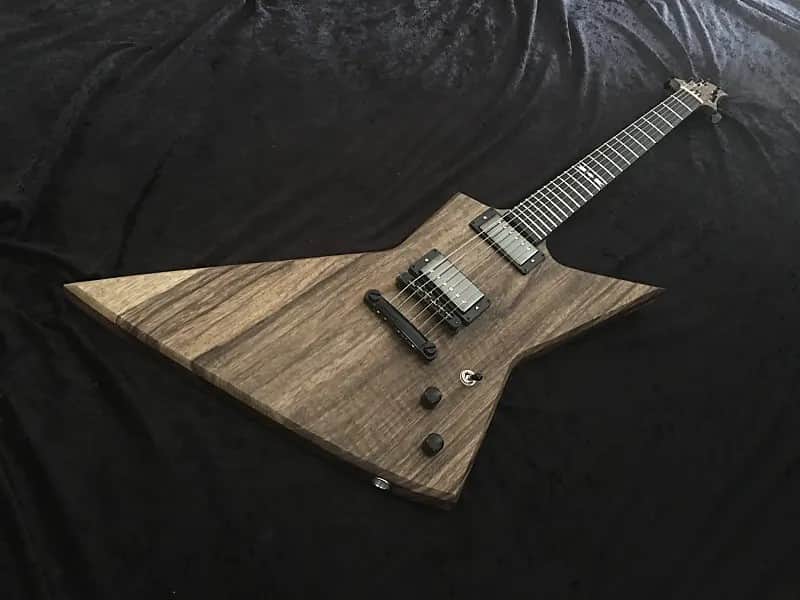 the JACKAL XPro Flamed Korina-by Black Diamond 25-yrs Hand Crafting Guitars In AMERICA image 1