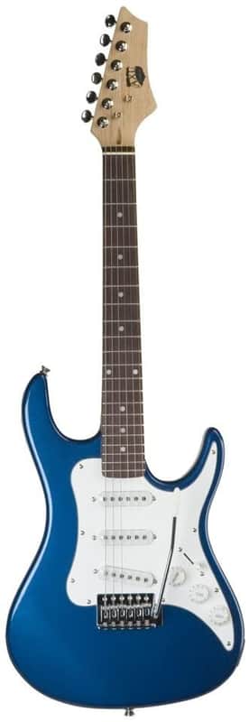 AXL Headliner Series Electric Guitar, 1/2-Sized, Blue Model AS-750