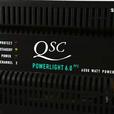 QSC PowerLight 6.0 PFC Power Factor Corrected 2-Channel Power Amplifier CG011WB image 5