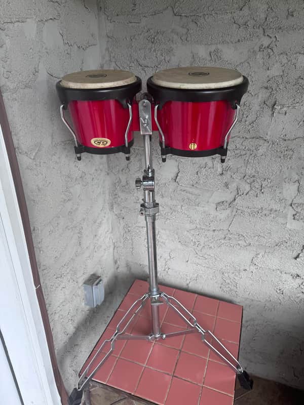 Cosmic Percussion by LP Bongos w/ Stand image 1