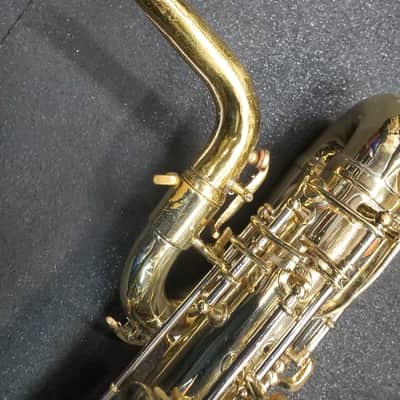 King Super 20 Bari Sax 1960 - Lacquered Brass image 16