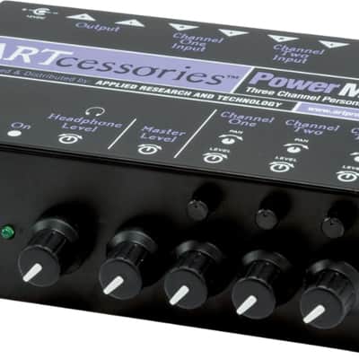 ART PowerMIX III 3-Channel Analog Mixer image 2