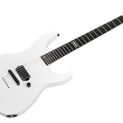 ESP E-II M-I Neck Thru NT SW - Snow White image 1