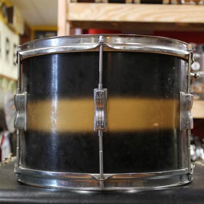 1960s Ludwig 9x13 Club Date Tom in Black and Gold Duco image 4