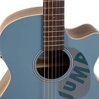 Applause Jump Series Acoustic-Electric guitar, Lagoon-Blue (AEO-69-B) image 4