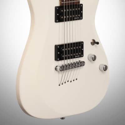 Schecter C-7 Deluxe Electric Guitar, Satin White image 3