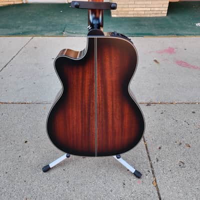 Takamine CP771MC SB Limited Edition Solid Mahogany OM Cutaway Acoustic/Electric Guitar 2010s - Shadow Burst Satin image 7
