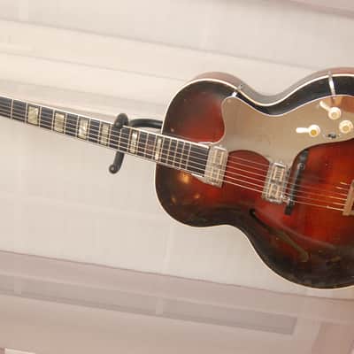 Anton Pilar – 1939 pre-war Extremly Rare German Vintage MASTER Archtop Jazz Guitar / Gitarre image 3