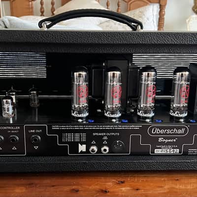 Bogner Uberschall EL34 2-Channel Rev Blue 120-Watt Guitar Amp Head image 2