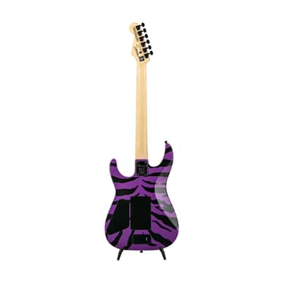 Charvel Satchel Signature Pro-Mod DK Electric Guitar, Maple Fretboard, Satin Purple Bengal, MC20XXXX image 3