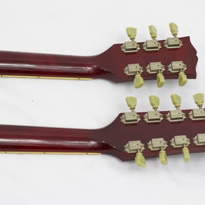 Gibson Eds-1275 Double Neck CS 1991 - Cherry image 8