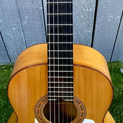JA Pantoja Premium Flamenco Guitar with Pegs 1977 - French Polish image 6