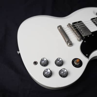 Greco SS-65 SG Standard (1990) MIJ Fujigen – White, SCREAMIN’ Humbuckers Made in Japan image 9
