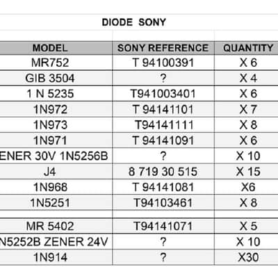 Sony PCM 3348, MPX300 Original Parts IC,transistors ,Diode image 13