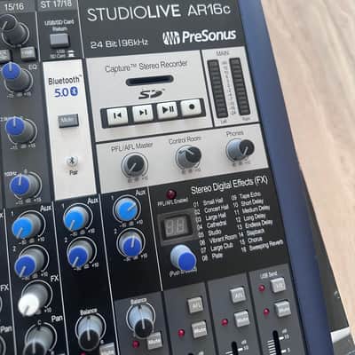 PreSonus StudioLive AR16c 18-Input Mixer / Digital Recorder / Audio Interface 2020 - Present - Gray / Blue image 3