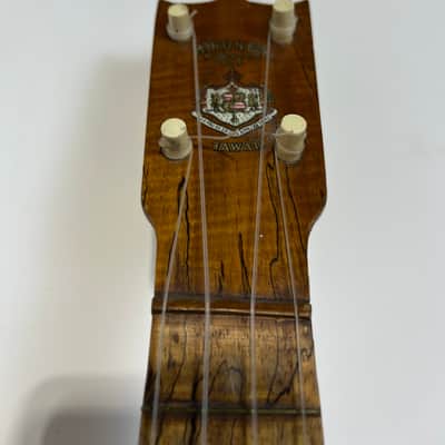Vintage M Nunes Rare Koa Ukulele Southern California Music Company image 7