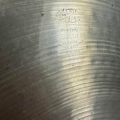 A. Zildjian 21” Ride Cymbal 3109g 1970’s image 2