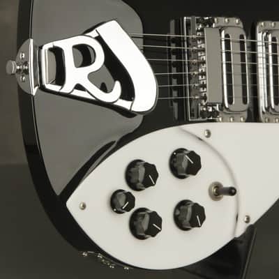 1987 Rickenbacker 320 with "Toaster/Vintage" pickups JETGLO!!! image 14