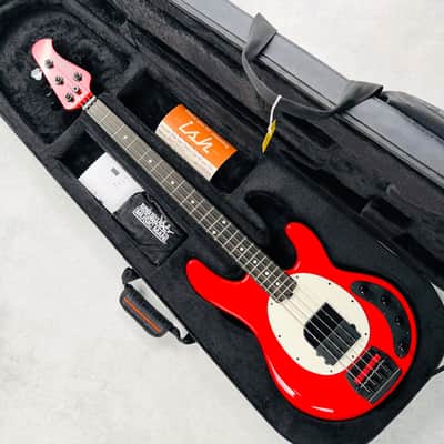 Ernie Ball Music Man Tim Commerford Active StingRay 4-String Bass 2025 - Caliper Red image 16