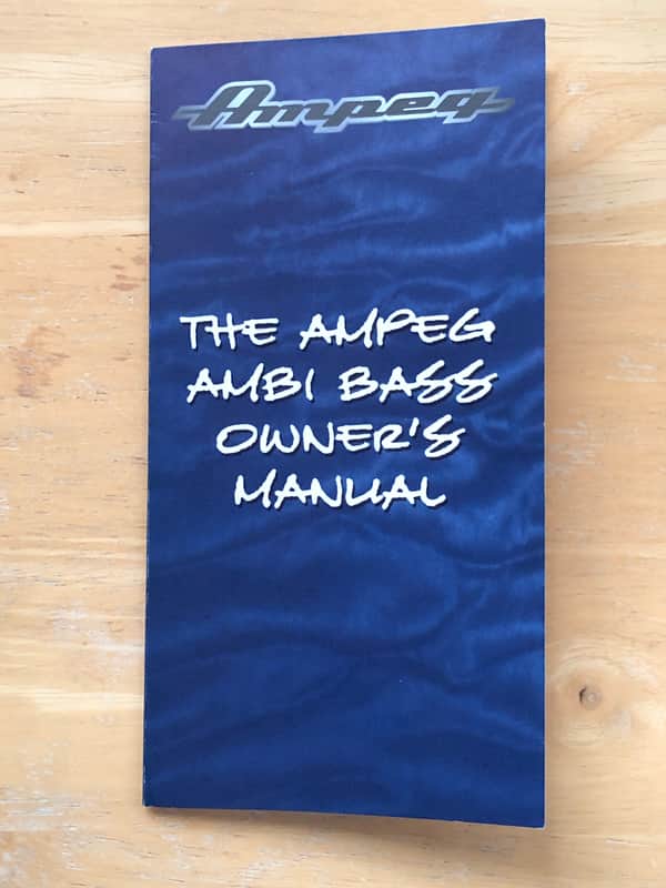 Ampeg Hang Tag Unknown  - Blue image 1