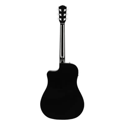 Used Fender CD-60SCE Dreadnought - Black w/ Walnut Fingerboard image 8