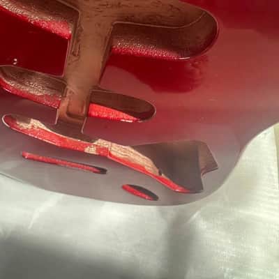 Alder Wood Metallic Red Guitar Stratocaster Strat Style Body image 5