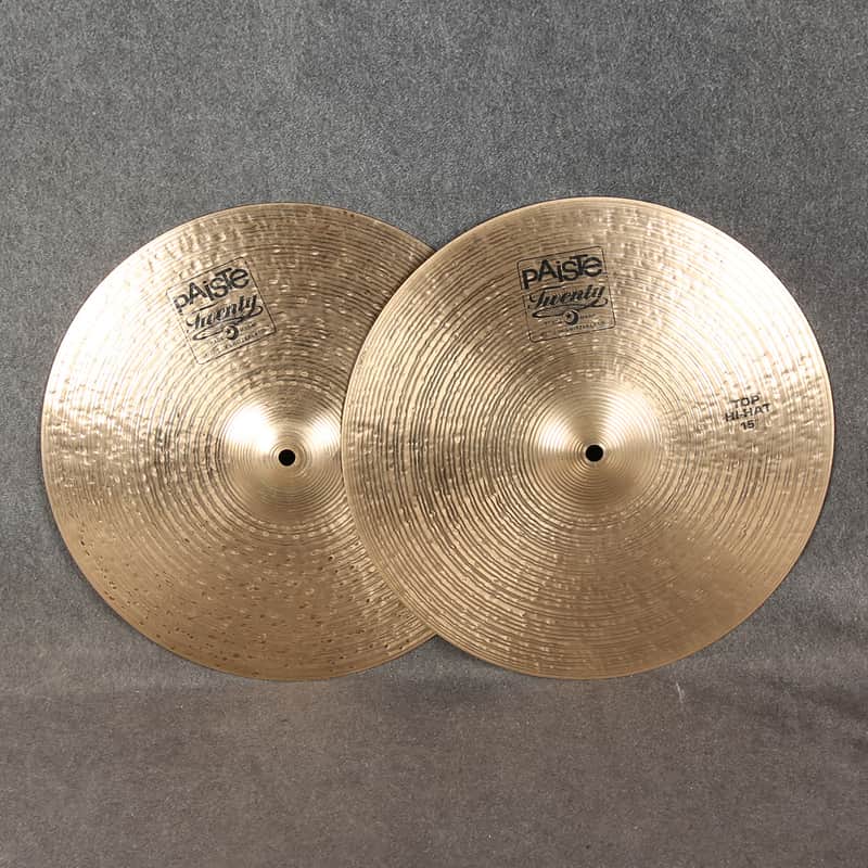 Paiste Twenty 15 Inch Hi-Hat Cymbals - 2nd Hand image 1