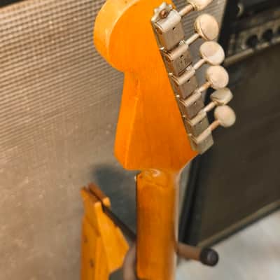 Fender Stratocaster 1964 Olympic White Refin Frankenstart image 14
