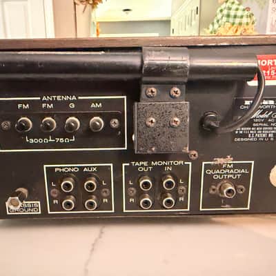 Marantz Model 2215B 15-Watt Stereo Solid-State Receiver 1973 - 1977 - Silver with Wood Case image 4