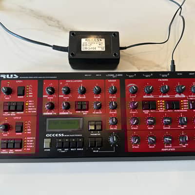 Access Virus A Desktop Digital Synthesizer 1997 - 1999 - Black / Red
