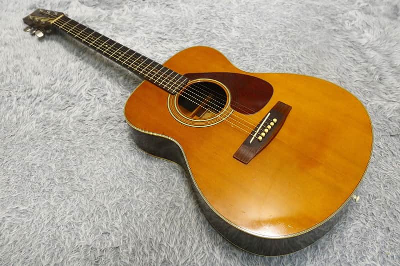 1970's made Vintage Yamaha FG-250 Acoustic Guitar GREEN Label Made