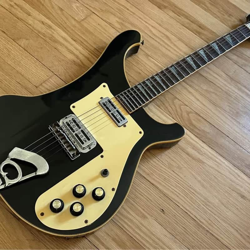 Greco RG550 Black Lawsuit Rickenbacker 480 Copy 1977 Matsumoku Japan