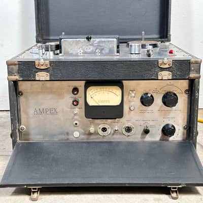 Vintage Ampex 400 Series Tube Mic Preamp & Transport Reel to Reel Tape Deck image 4