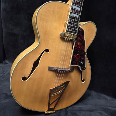 2015 D'Angelico Excel EXL-1 Hollow Body Archtop with Rosewood Fretboard - Natural-Tint image 4