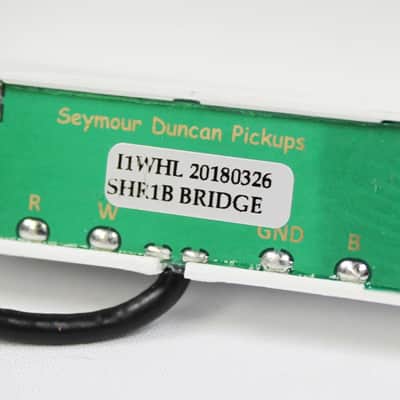 Seymour Duncan SHR-1b Hot Rails Strat Bridge Pickup - White image 6