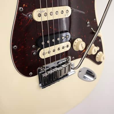 Fender American Deluxe Stratocaster HSS Shawbucker RN 2015 (Olympic Pearl) + Hard Case image 6