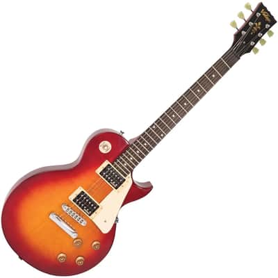 Vintage V100NBCSB Reissued Unbound Cherry Sunburst image 2