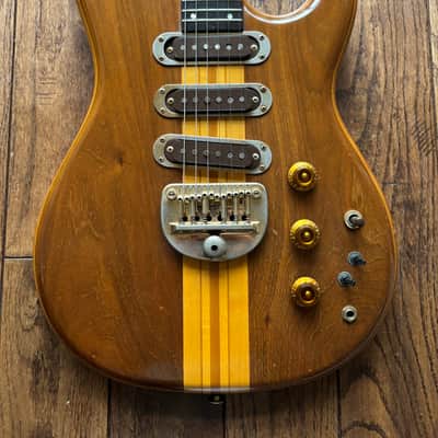 Vintage 1979 Greco GO II Brazen Picker Electric Guitar Walnut Brown MIJ Fujigen Japan image 6