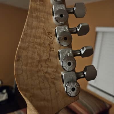 U.S. Masters Guitar Works Custom Built Vector ( Super Strat ) 2000s Cream Cloud Burst image 8