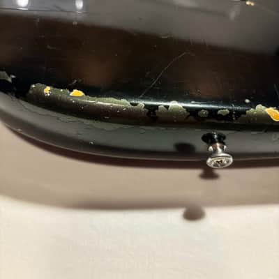 Fender Stratocaster 1965 - Factory-Original Black Over Charcoal Frost image 11