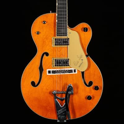 Gretsch G6120T-BSSMK Brian Setzer Signature Nashville Hollowbody '59 "Smoke" with Bigsby, Ebony Fingerboard, Smoke Orange (267) image 3