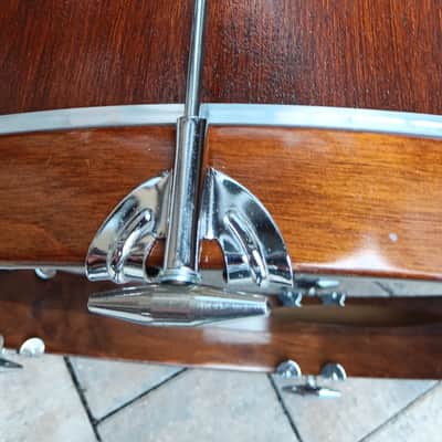 Vintage Refurbished Tromsa Beech Shell Jazz Drumset 20" 10" 13" Frankenstein Custom 70er Jahre - Natur Braun Walnuss image 16