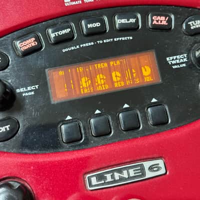 Line 6 POD xt Multi-Effect and Amp Modeler 2002 - 2006 - Red image 9