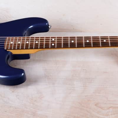 Fender Deluxe Series Acoustasonic Stratocaster 2003 Sapphire Blue Transparent w/ Bag image 2