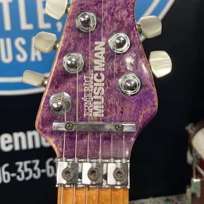 Music Man Brad Whitford’s Gift From Eddie Van Halen, Aerosmith, EVH (#127) 1991 Purple image 6