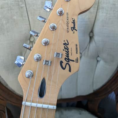 Fender Squier Stratocaster HSS 1993 MIK - Black - Case & Candy! image 5
