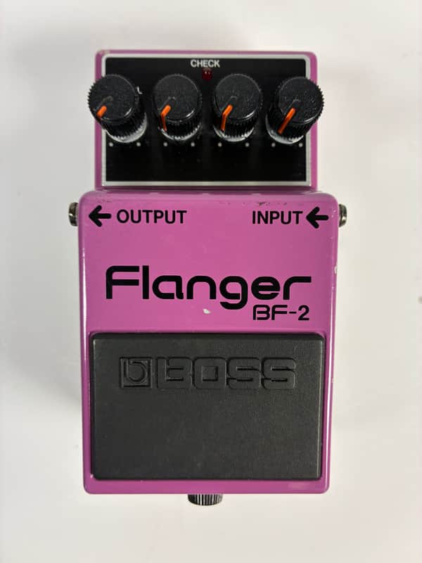 Boss BF-2 Flanger 1984-1990 (Green Label) Made In Japan | Reverb