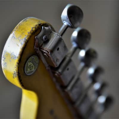American Fender Telecaster Custom Heavy Relic Green Sparkle image 14