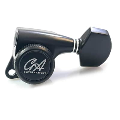 Tuners for Stratocaster and Telecaster Guitars - GA05 Machine Heads - Chrome 6-in-line LH image 5