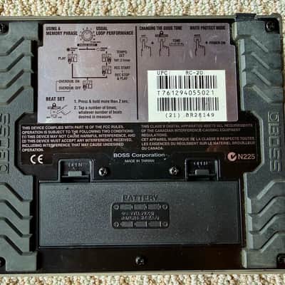 Boss RC-20 Loop Station Dual Pedal - Very Good - With Extended Cable AC Adapter image 3